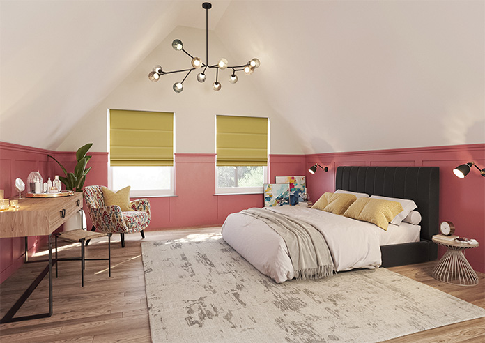 Lyra, Mustard - Roman Blind - Image 6
